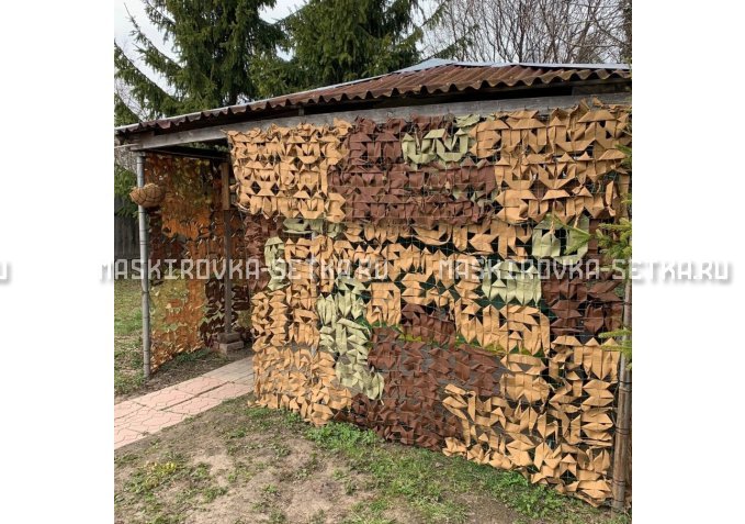 Маскировочная сеть МКТ-2П Поле 3х6 м – купить по цене 5400 руб. в интернет-магазине в городе Санкт-Петербург картинка 2