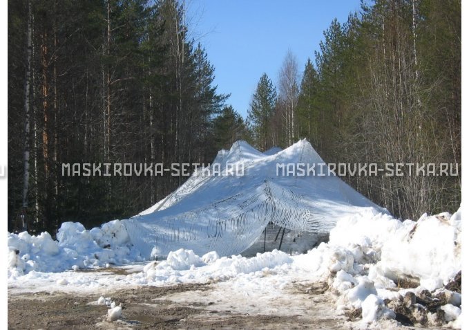 Маскировочная сеть МКТ-2С Снег 3х6 м – купить по цене 4200 руб. в интернет-магазине в городе Санкт-Петербург картинка 3