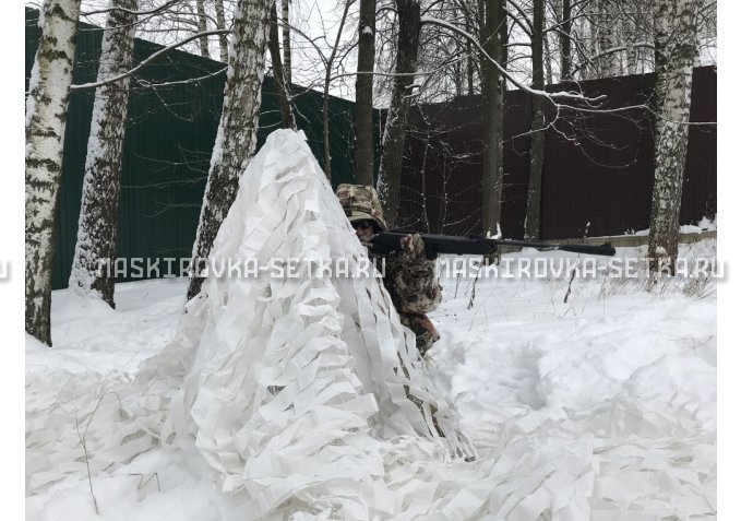 Маскировочная сеть МКТ-2С Снег 3х6 м – купить по цене 4200 руб. в интернет-магазине в городе Санкт-Петербург картинка 2