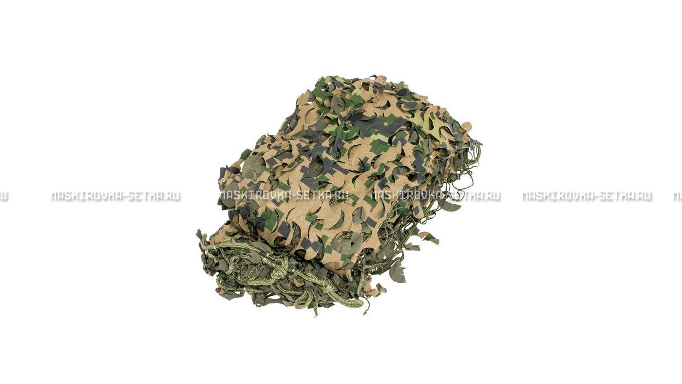 Массеть Camosystems Пейзаж-Профи Лес 3D 1,8х3 м  – купить по цене 3850 руб. в интернет-магазине в городе Санкт-Петербург картинка 6