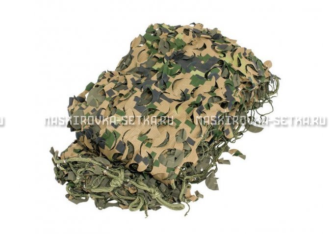 Массеть Camosystems Пейзаж-Профи Лес 3D 1,8х3 м  – купить по цене 3850 руб. в интернет-магазине в городе Санкт-Петербург картинка 1