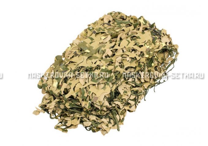 Массеть Camosystems Пейзаж-Профи Милитари 3D 1,8х3 м  – купить по цене 3850 руб. в интернет-магазине в городе Санкт-Петербург картинка 1
