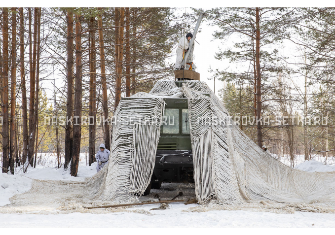 Маскировочный комплект МКТ-2С Снег 9х12 м – купить по цене 33200 руб. в интернет-магазине в городе Санкт-Петербург картинка 2