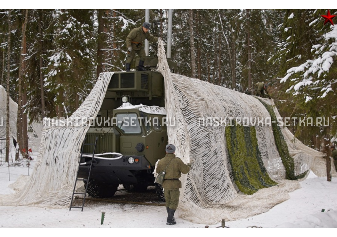 Маскировочный комплект МКТ-2С Снег 9х12 м – купить по цене 33200 руб. в интернет-магазине в городе Санкт-Петербург картинка 8
