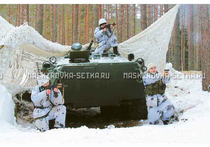 Маскировочный комплект МКТ-2С Снег 9х12 м – купить по цене 33200 руб. в интернет-магазине в городе Санкт-Петербург картинка 6